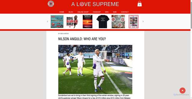 Security scan screenshot of https://www.a-love-supreme.com/post/nilson-angulo-who-are-you