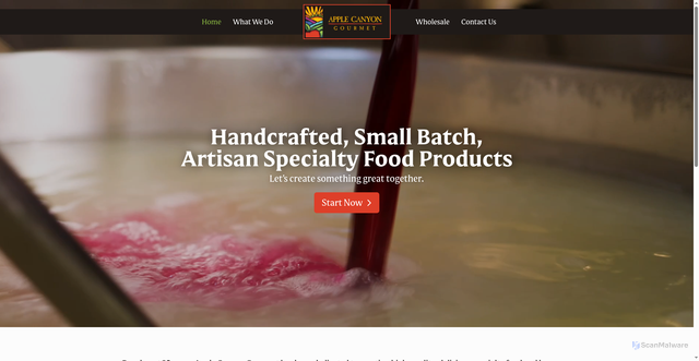 Security scan screenshot of https://applecanyon.com/