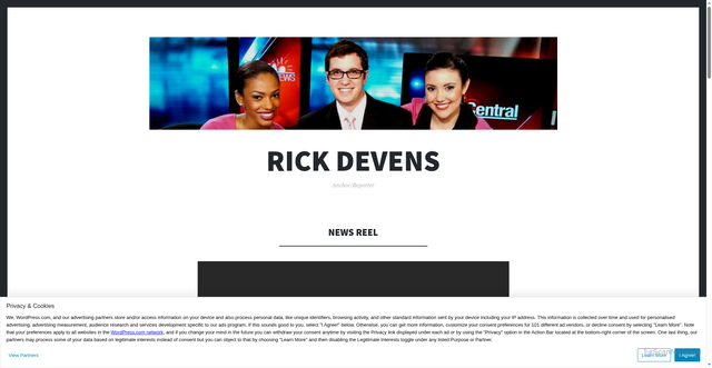 Security scan screenshot of https://rickdevens.com/
