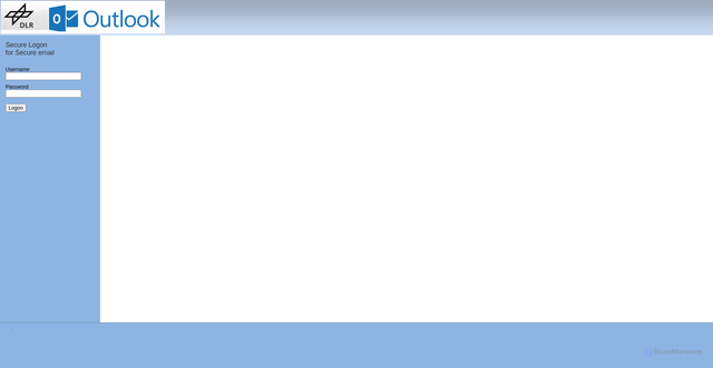 Security scan screenshot of https://mail.dlr.de