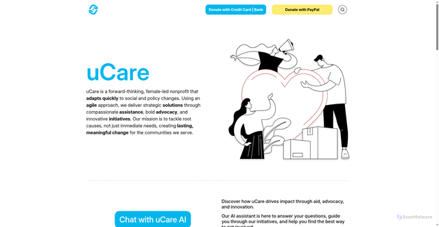 Security scan screenshot of https://ucare.fund/