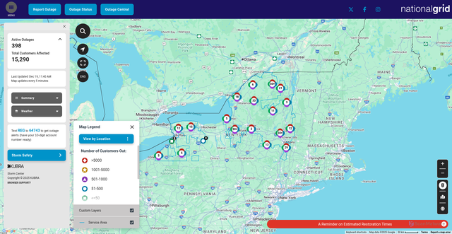 Security scan screenshot of https://outagemap.ny.nationalgridus.com/