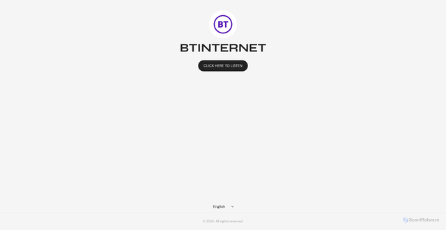 Security scan screenshot of https://btinternetsell.sellfy.store/