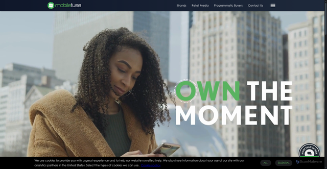 Security scan screenshot of https://mfx.mobilefuse.com