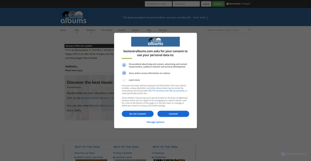 Security scan screenshot of https://img.besteveralbums.com