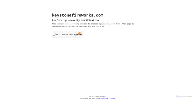 Security scan screenshot of https://keystonefireworks.com/