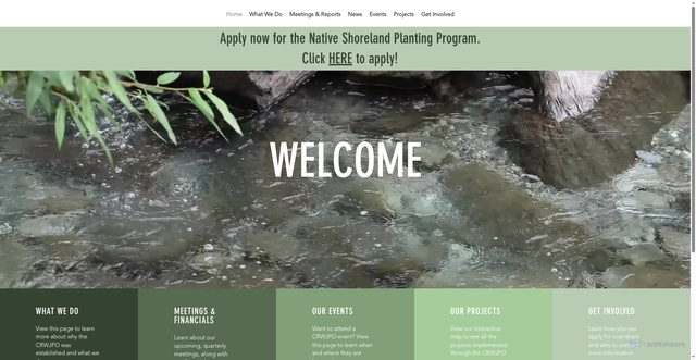 Security scan screenshot of https://www.cannonriverwatershedmn.gov/