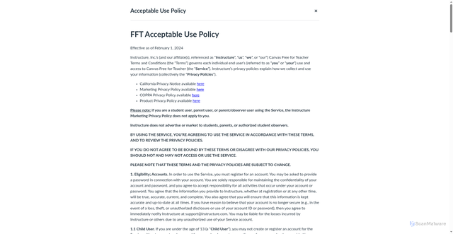 Security scan screenshot of https://a17477-13701171.cluster286.canvas-user-content.com