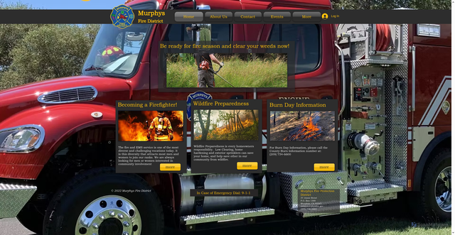 Security scan screenshot of https://www.murphysfire.gov/