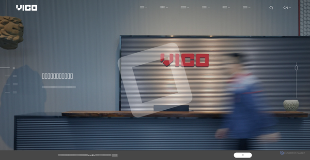 Security scan screenshot of https://www.vico.com.cn/