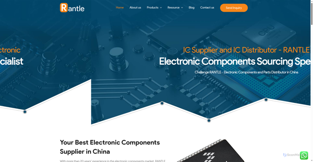 Security scan screenshot of https://www.rantle.com