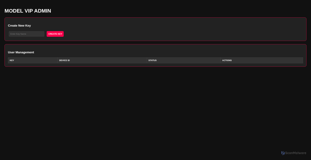 Security scan screenshot of https://model-admin-m2fl253noq.edgeone.app/