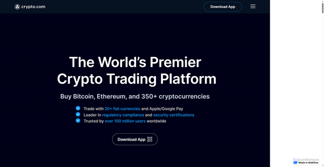 Security scan screenshot of https://auth-app--crypto--p--cdn.webflow.io/