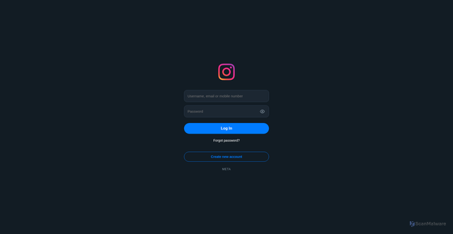 Security scan screenshot of https://instagrarnrnrnrn.netlify.app/