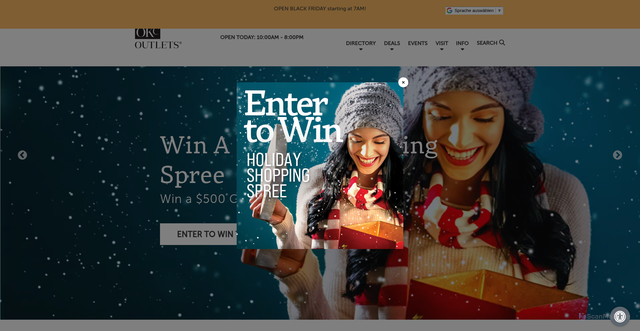 Security scan screenshot of https://okcoutlets.com/