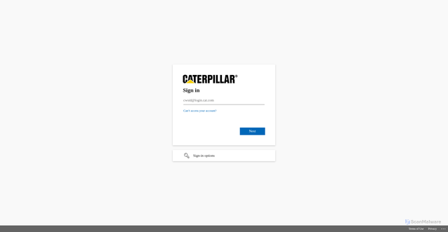 Security scan screenshot of https://caterpillar-sso-qa.netdocssafe.co.uk/