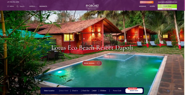 Security scan screenshot of https://orchidhotel.com