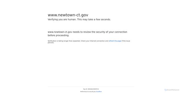 Security scan screenshot of https://www.newtown-ct.gov/