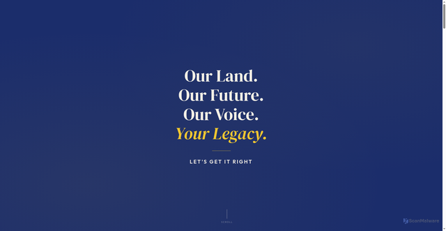 Security scan screenshot of https://cypressforestfuture.org/