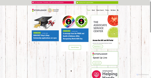 Security scan screenshot of https://www.ssneac.com