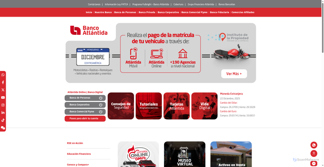 Security scan screenshot of http://bancatlacsc.help/