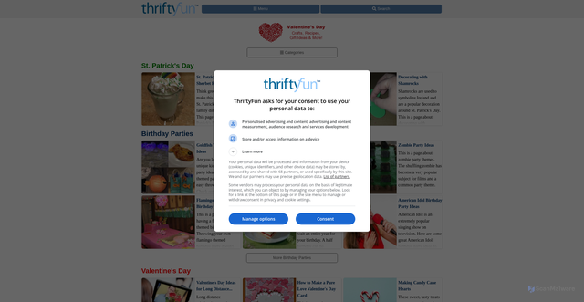 Security scan screenshot of https://thrfun.com