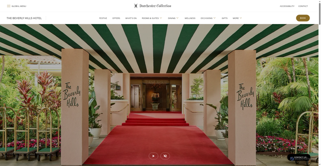 Security scan screenshot of https://www.dorchestercollection.com/los-angeles/the-beverly-hills-hotel