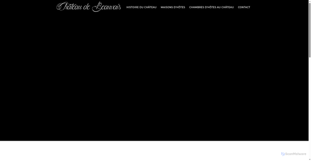 Security scan screenshot of https://www.chateaudebeauvais.fr/
