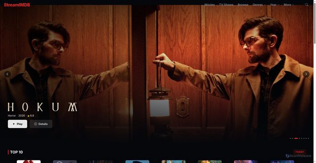 Security scan screenshot of https://streamimdb.ru/embed/movie/tt15326988