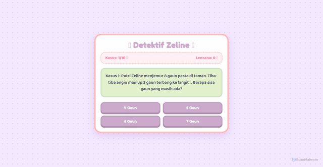 Security scan screenshot of https://zeline-p3-lesson4-19wwygsj3b.edgeone.app/