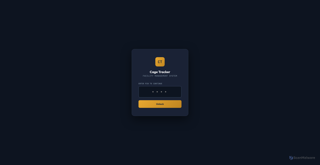 Security scan screenshot of https://cage-tracker.pages.dev/$%7BmapImgDataUrl%7D