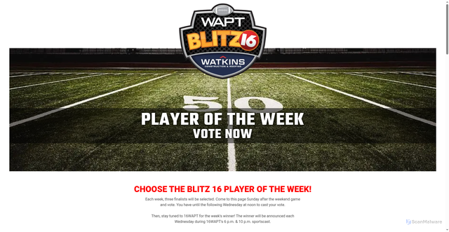 Security scan screenshot of https://www.wapt-blitz16.com/