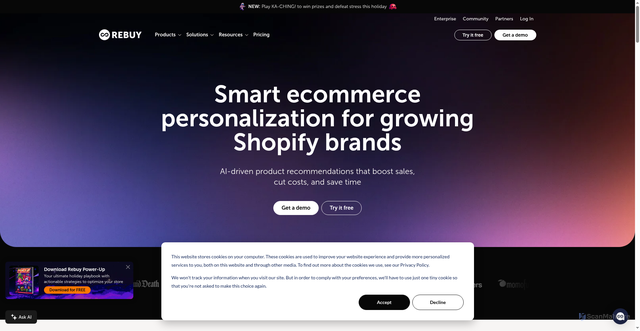 Security scan screenshot of https://cdn.rebuyengine.com/