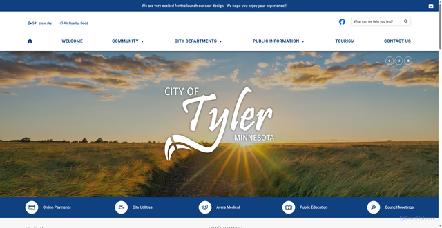 Security scan screenshot of https://tylermn.gov/