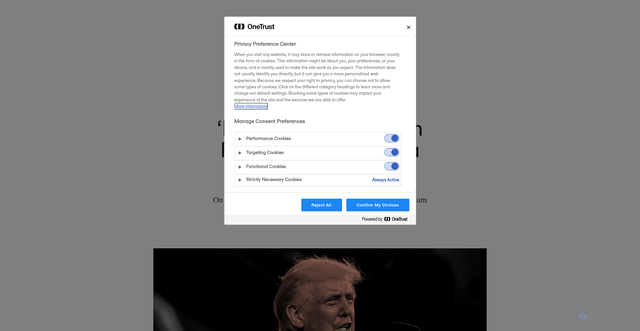 Security scan screenshot of https://heatmap.news/am/trump-data-centers