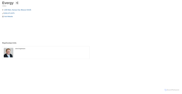 Security scan screenshot of https://business.shawnee-ks.com/list/member/evergy-1415