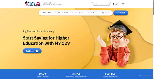 Security scan screenshot of https://nysaves.org/
