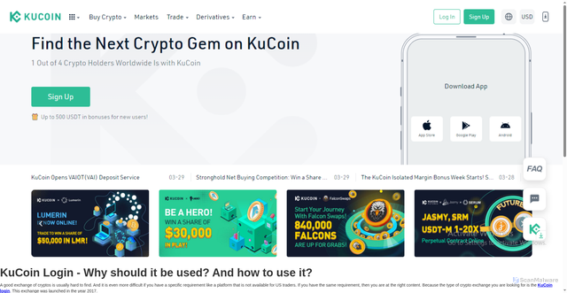 Security scan screenshot of https://kuucoianlogin.webflow.io/