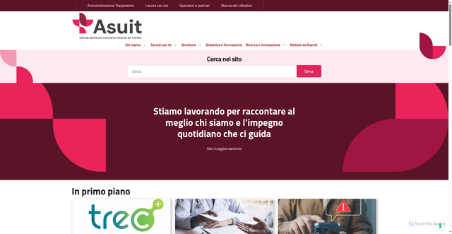 Security scan screenshot of https://www.asuit.tn.it