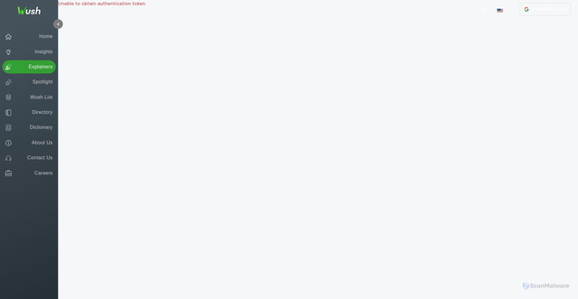 Security scan screenshot of https://www.wush.co/explainers/Why%20the%20XRP%20Ledger%20Matters