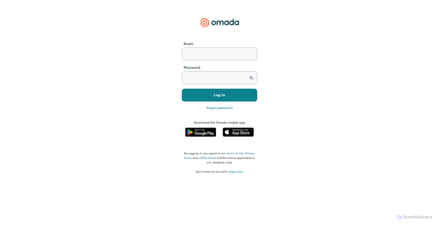 Security scan screenshot of https://m.omadahealth.com