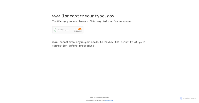 Security scan screenshot of https://www.lancastercountysc.gov/