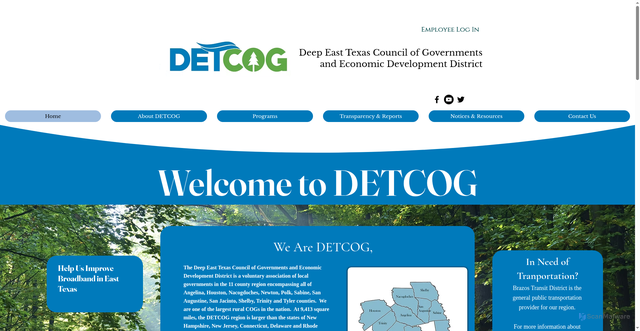 Security scan screenshot of https://www.detcog.gov/
