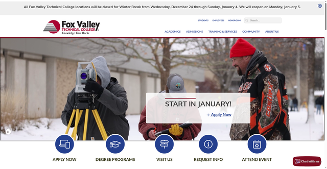 Security scan screenshot of https://fvtc.edu