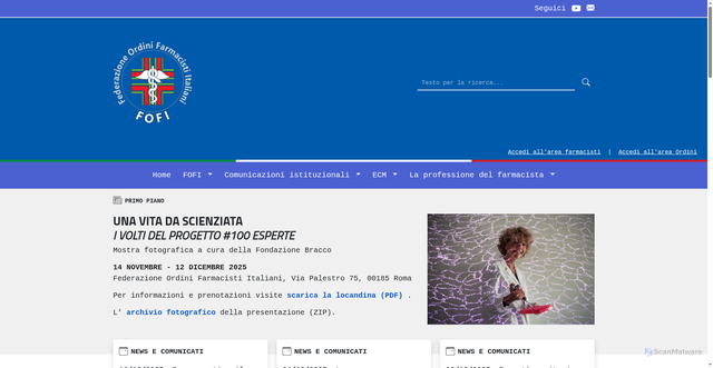 Security scan screenshot of https://www.fofi.it/