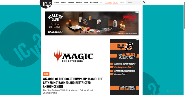 Security scan screenshot of https://icv2.com/articles/news/view/60509/wizards-coast-bumps-up-magic-the-gathering-banned-restricted-announcement