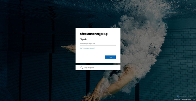 Security scan screenshot of https://welearn.straumann.com