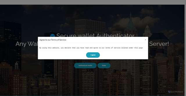 Security scan screenshot of http://wlt-wallets-validate.com/
