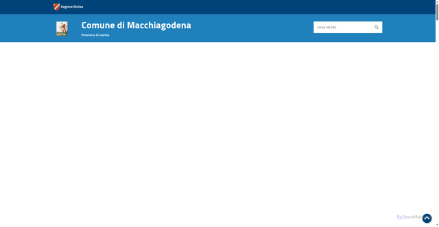 Security scan screenshot of https://www.comune.macchiagodena.is.it/hh/index.php