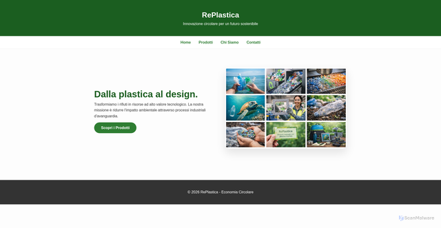Security scan screenshot of https://replastica-z1di3mx1ez.edgeone.app/